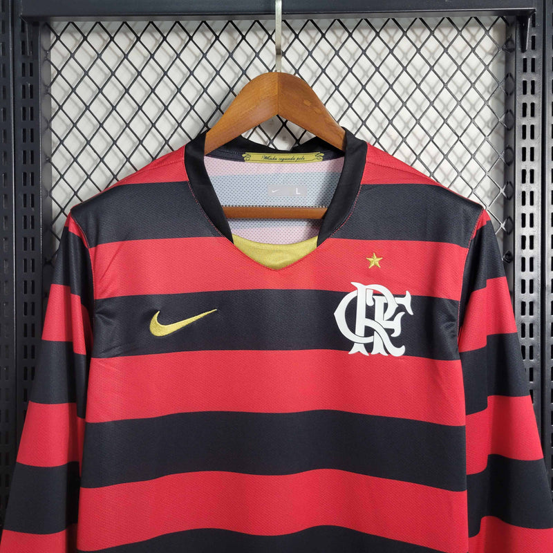 Camisa Flamengo 2008/09 - Versão Retro Manga Longa