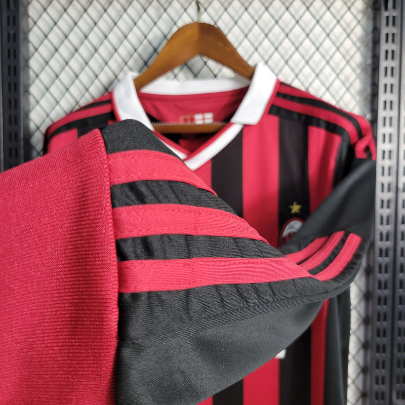 Camisa Milan Home 2009/10 - Versão Retro Manga Longa