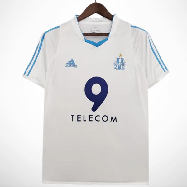 Camisa Olympique de Marseille Titular 02/03 - Versão Retro
