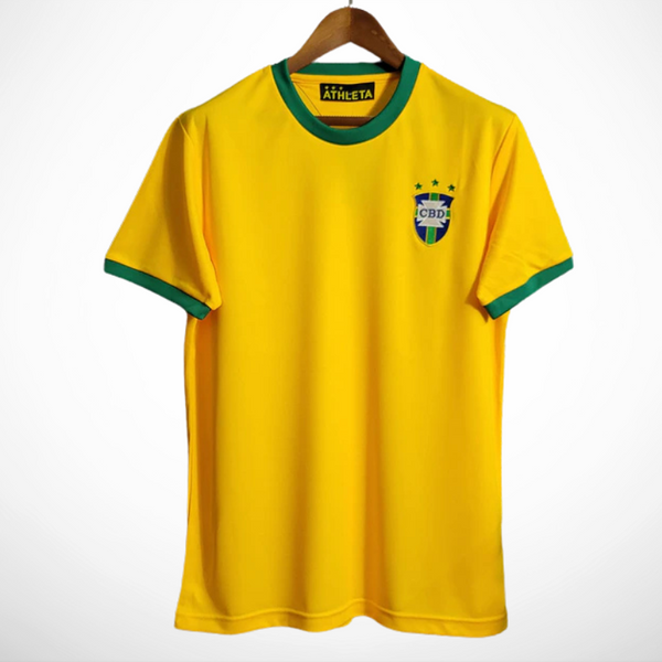 Camisa Brasil Home - Retrô 1970/72