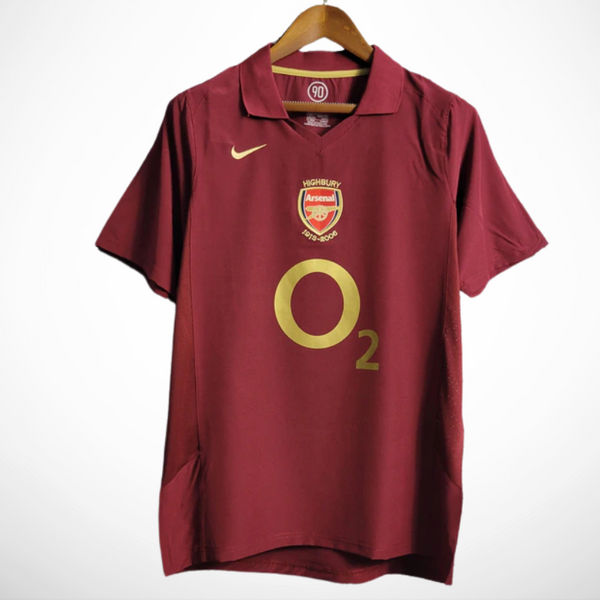 Camisa Arsenal Titular 05/06 - Versão Retro
