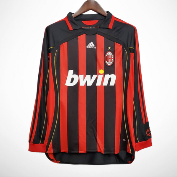 Camisa Milan Titular 06/07 - Versão Retro Manga Longa