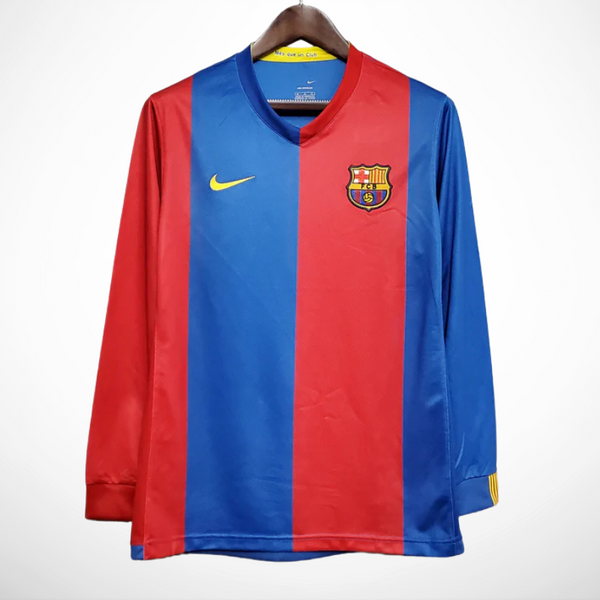 Camisa Barcelona Titular 06/07 - Versão Retro Manga Longa