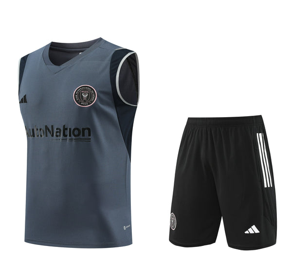 Kit Treino Regata Inter Miami 23/24 - Cinza