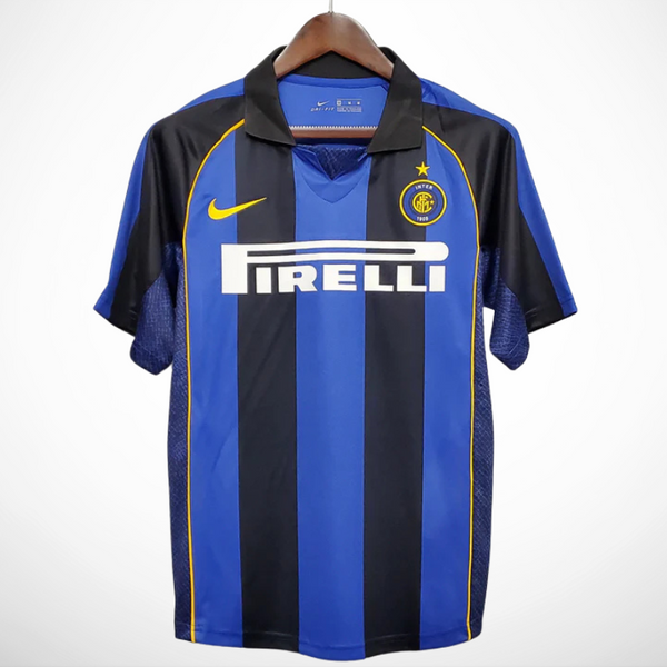Camisa Inter de Milão Titular 01/02 - Versão Retro