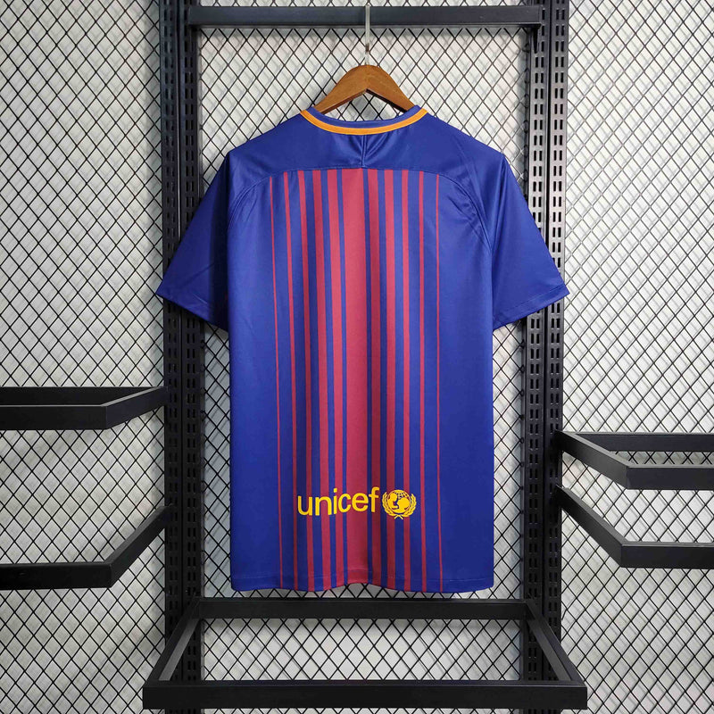 Camisa Barcelona Titular 17/18 - Versão Retro