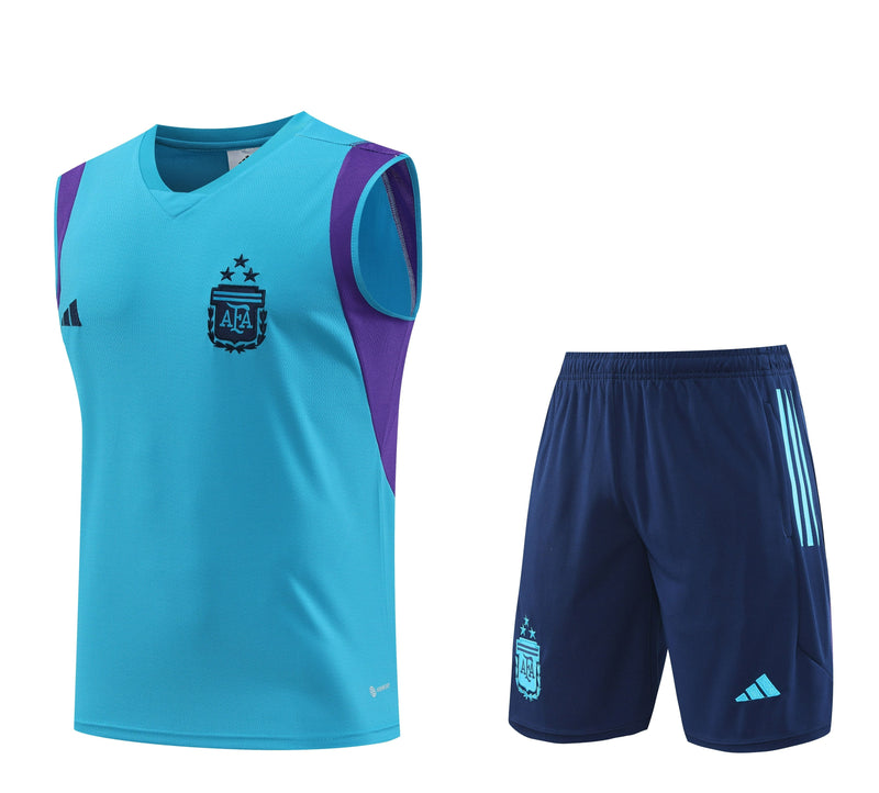 Kit Treino Regata Argentina 23/24 - Azul