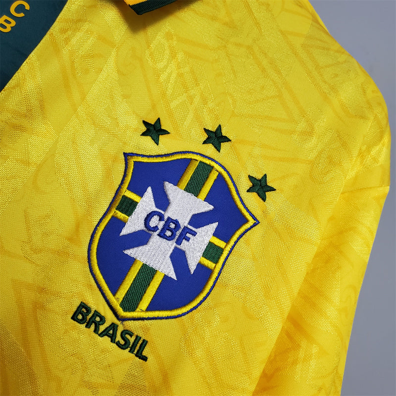 Camisa Brasil Home - Retrô 1991/93