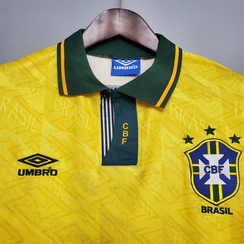 Camisa Brasil Home - Retrô 1991/93