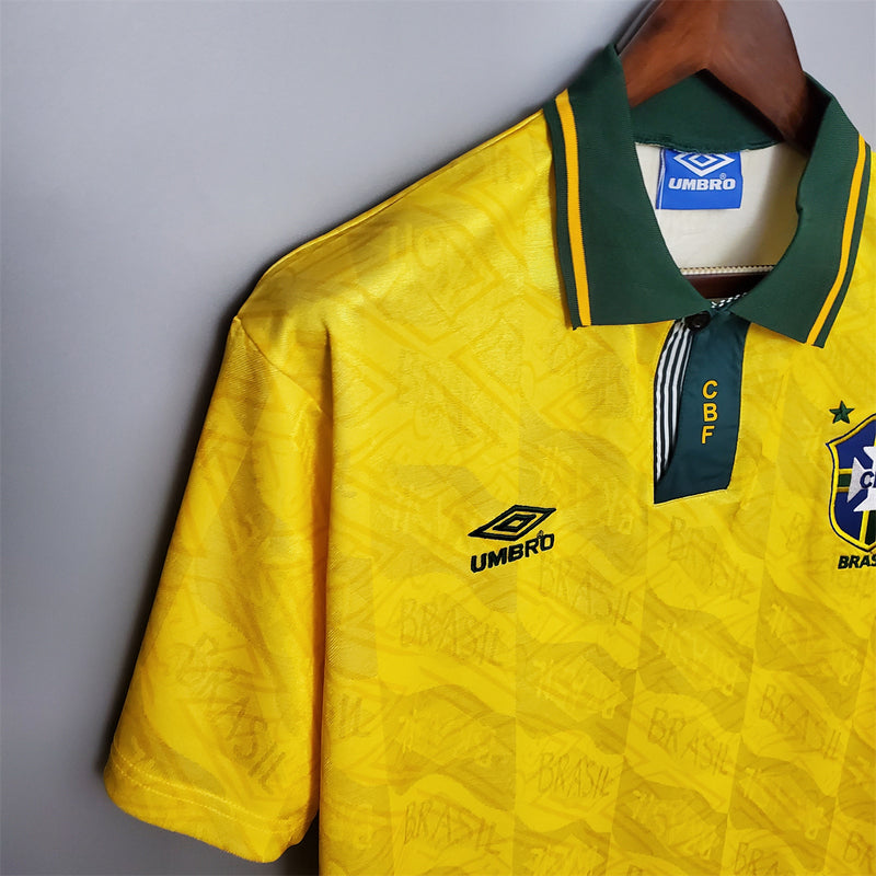 Camisa Brasil Home - Retrô 1991/93