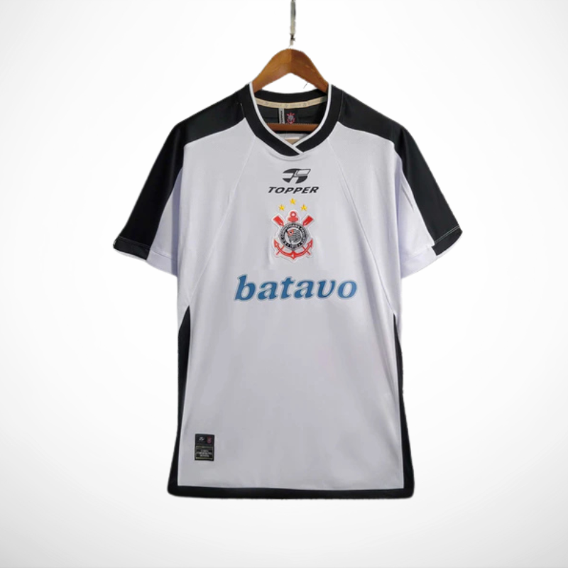 Camisa Corinthians Home 2000 - Versão Retro