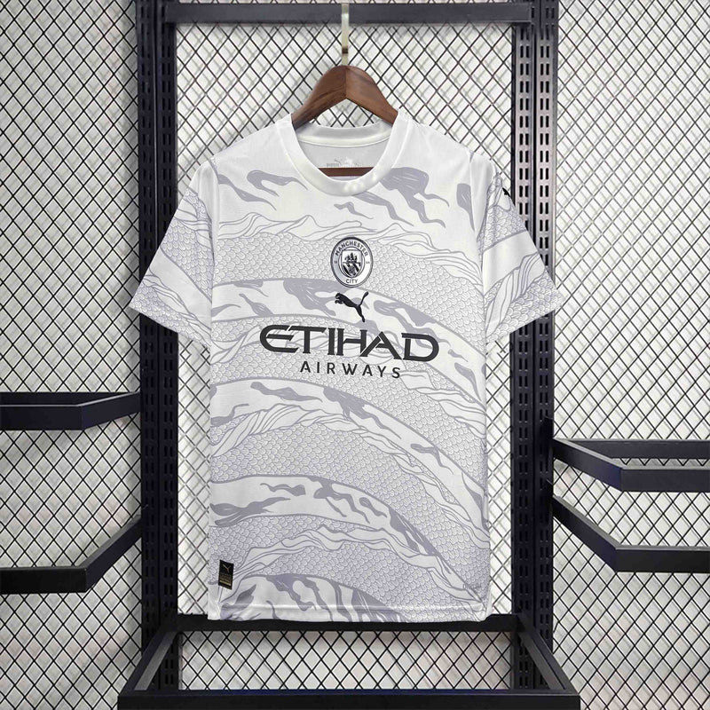 Camisa Manchester City Year Of The Dragon 2024 - Torcedor Masculina