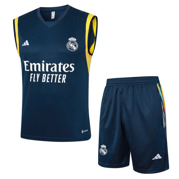 Kit Treino Regata Real Madrid 23/24 - Azul