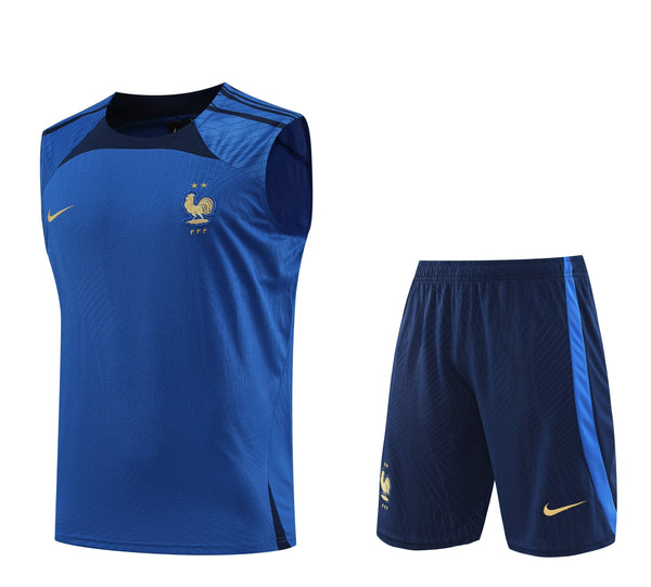 Kit Treino Regata França 23/24 - Azul