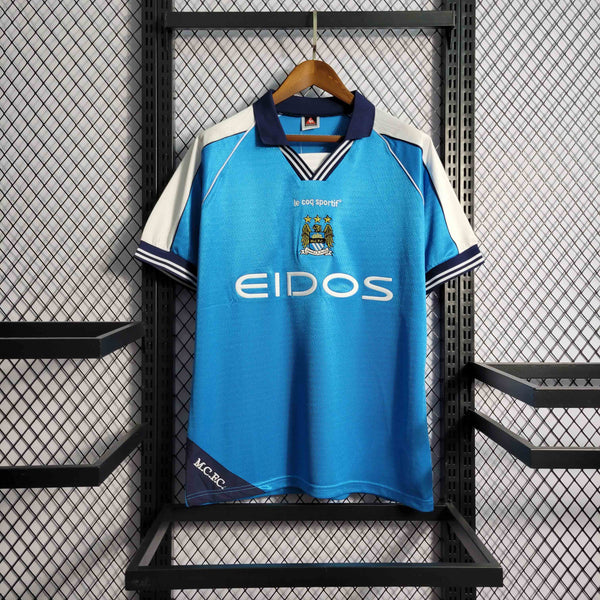 Camisa Manchester City 1999 - Versão Retro