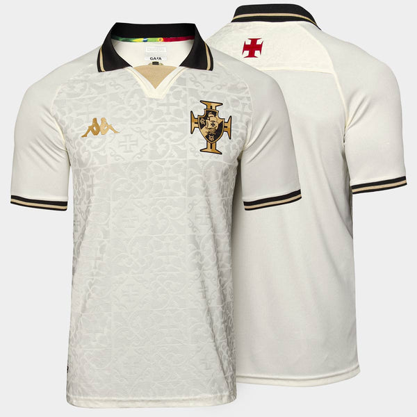 Camisa Vasco Especial 22/23 - Kappa Torcedor Masculina - Branca