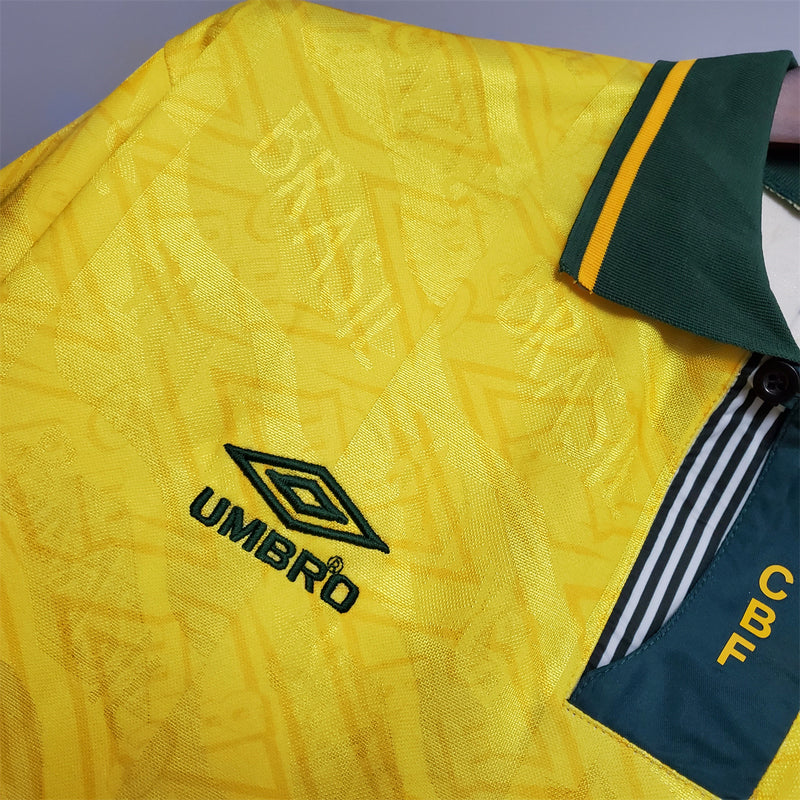 Camisa Brasil Home - Retrô 1991/93