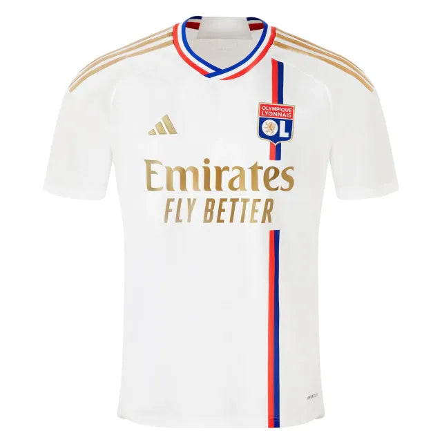 Camisa Lyon Home 23/24 - Adidas Torcedor Masculina - Lançamento