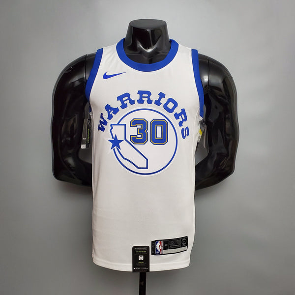 Camisa NBA Golden State Warriors #30 Curry - Retro White
