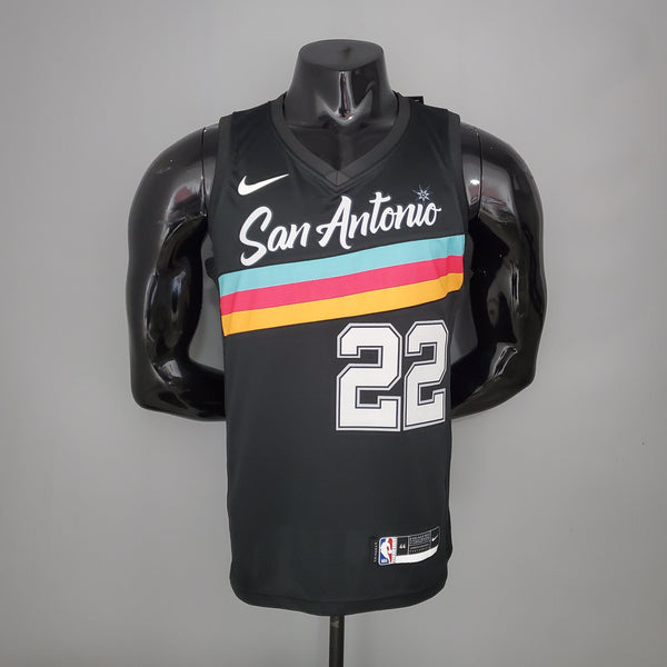 Camisa NBA San Antonio Spurs #22 Gay - City Edition Black