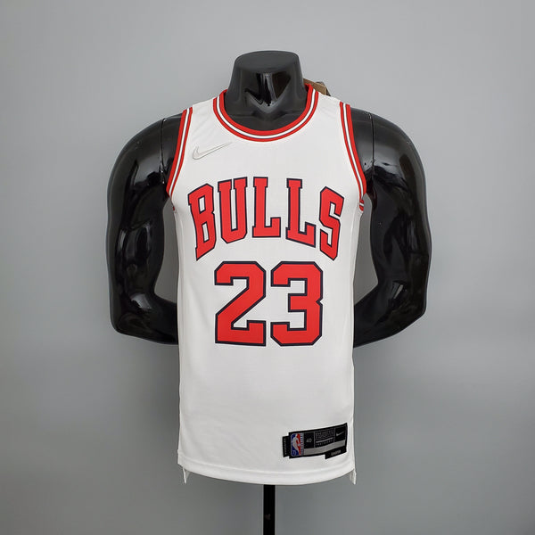 Camisa NBA Chicago Bulls #23 Jordan - 75° Aniversário White