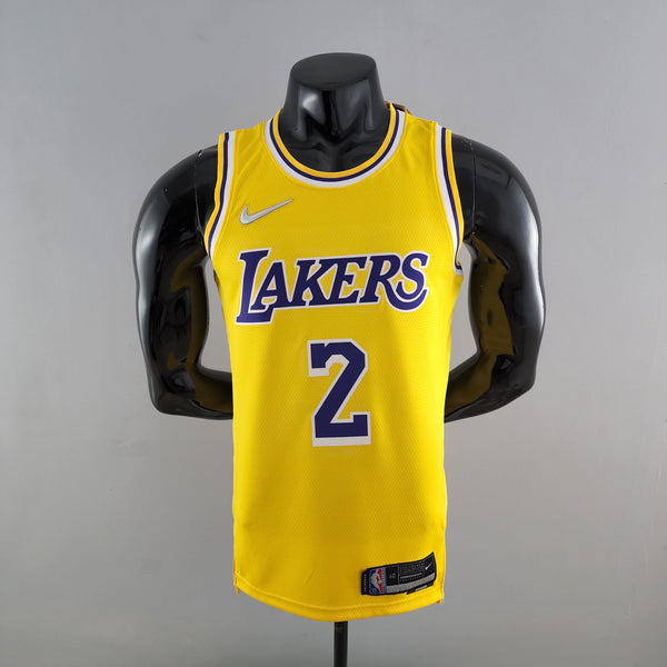 Camisa NBA Lakers #2 Irving 75° Aniversário Amarela - 23/24