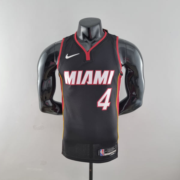 Camisa NBA Miami Heat #4 Oladipo - 75° Aniversário Black