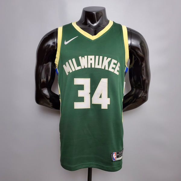 Camisa NBA Milwalkee Bucks #34 Antetokounmpo - Fruit Green