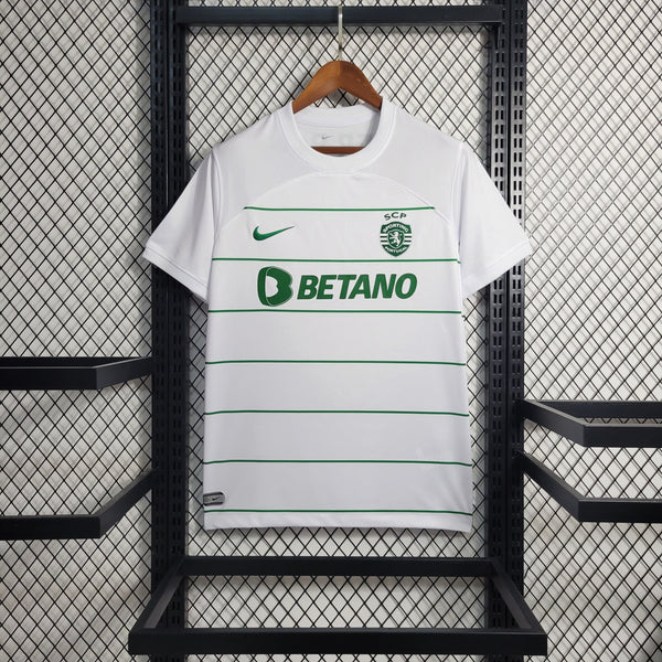 Camisa Sporting Away 23/24 - Nike Torcedor Masculina - Lançamento