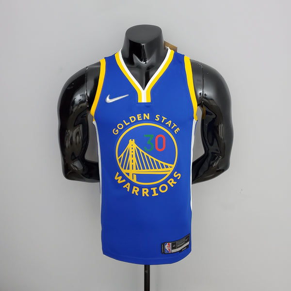 Camisa NBA Golden State Warriors #30 Curry - Mexico Blue