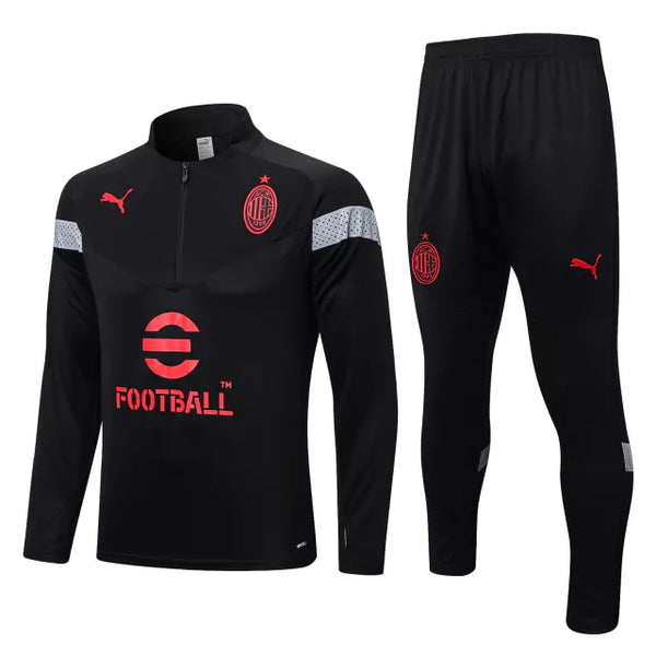 Conjunto Frio de Treino Milan 2023 Preto