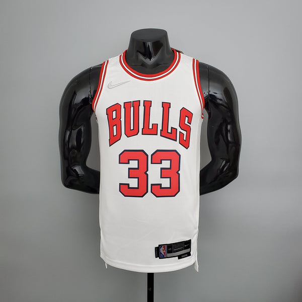 Camisa NBA Chicago Bulls #33 Pippen - 75° Aniversário White