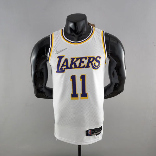 Camisa NBA Lakers #11 Irving 75° Aniversário Branca - 23/24