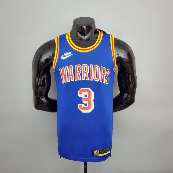 Camisa NBA Golden State Warriors #3 Poole - Retro Blue
