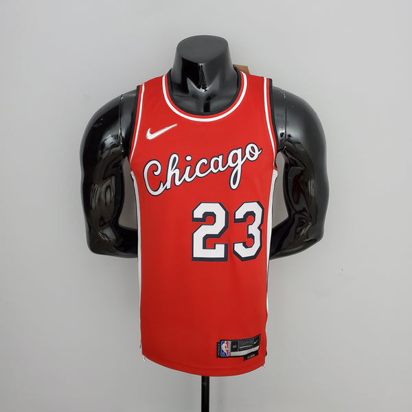 Camisa NBA Chicago Bulls #23 Jordan - 75° Aniversário Red