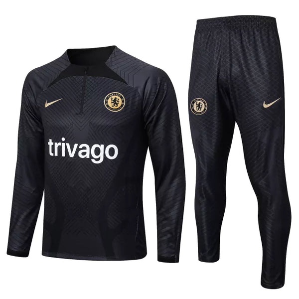 Conjunto Frio de Treino Chelsea 22/23 Preto