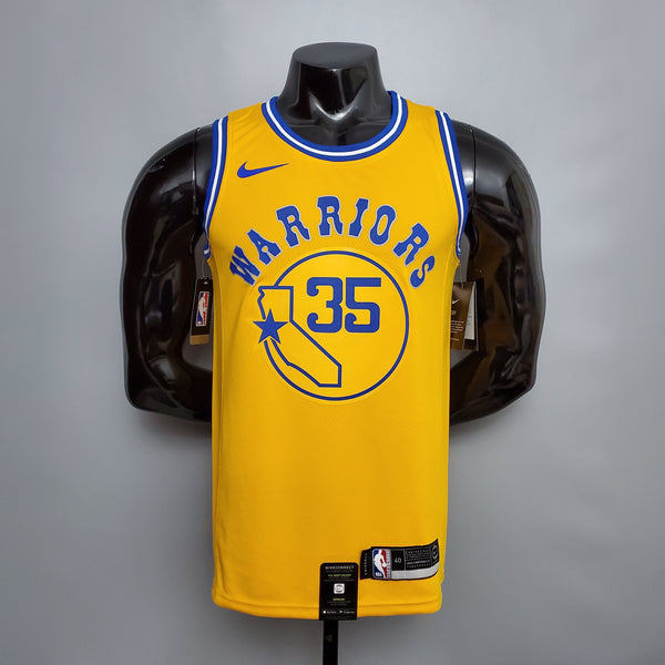 Camisa NBA Golden State Warriors #35 Durant - Retro Yellow