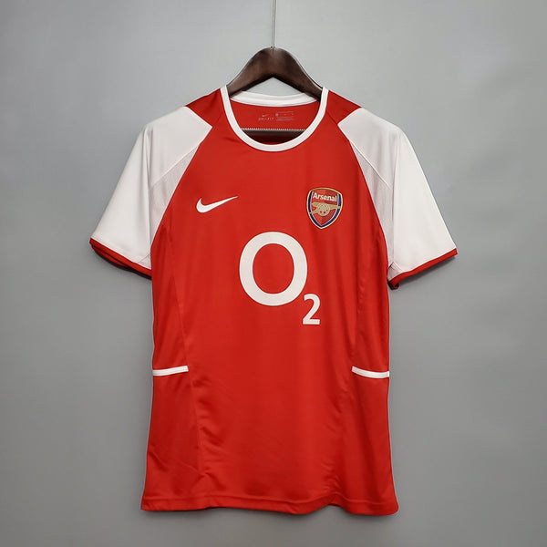 Camisa Arsenal Titular 02/04 - Versão Retro