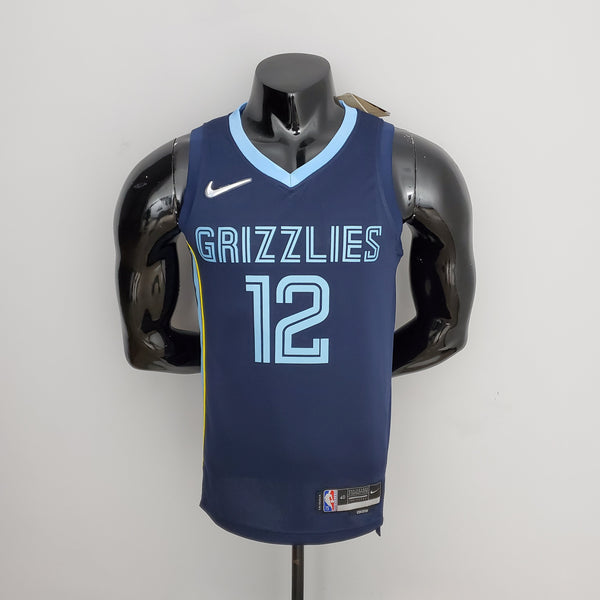Camisa NBA Memphis Grizzlies #12 Morant - 75° Aniversário Blue