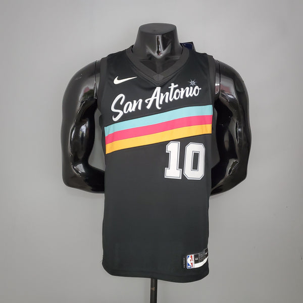 Camisa NBA San Antonio Spurs #10 DeRozan - City Edition Black