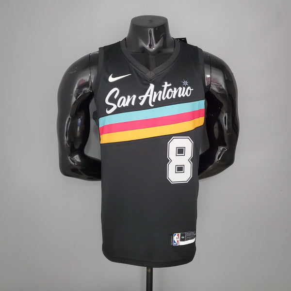 Camisa NBA San Antonio Spurs #8 Mills - City Edition Black