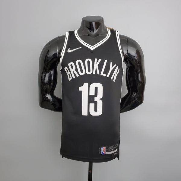 Camisa NBA Brooklyn Nets #13 Harden - 75° Aniversário Black
