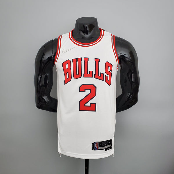 Camisa NBA Chicago Bulls #2 Ball - 75° Aniversário White
