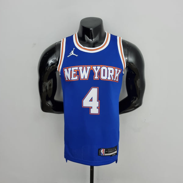 Camisa NBA NY Knicks #4 Rose - 75° Aniversário Limited Blue