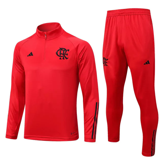 Conjunto Frio de Treino do Flamengo 23/24 Vermelho