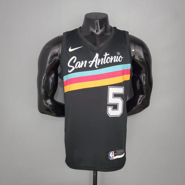 Camisa NBA San Antonio Spurs #5 Murray - City Edition Black