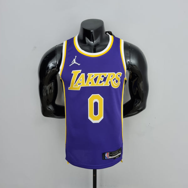 Camisa NBA Lakers #0 Westbrook Purple 75° Aniversário- 23/24