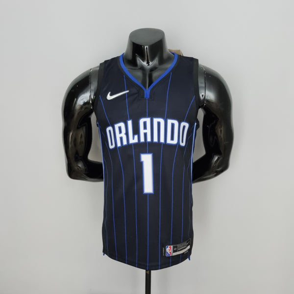 Camisa NBA Orlando Magic #1 McGrady  - 75° Aniversário Black