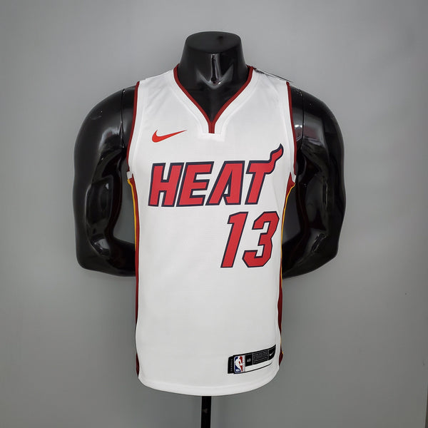 Camisa NBA Miami Heat #13 Adebayo - 75° Aniversário White
