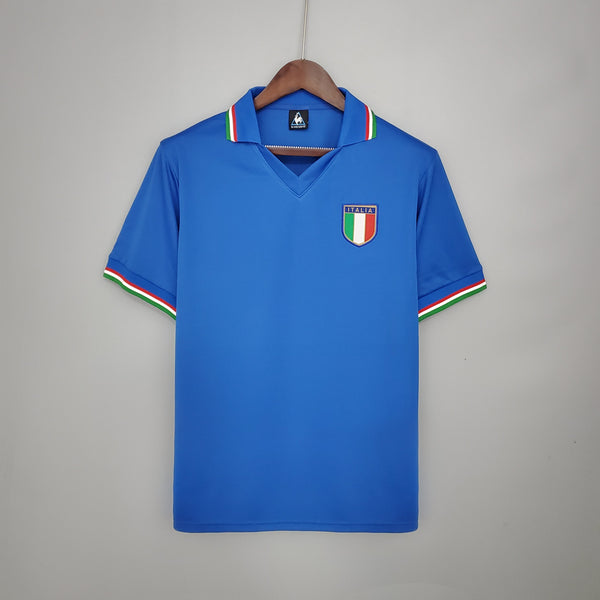 Camisa Itália Titular 1982 - Versão Retro